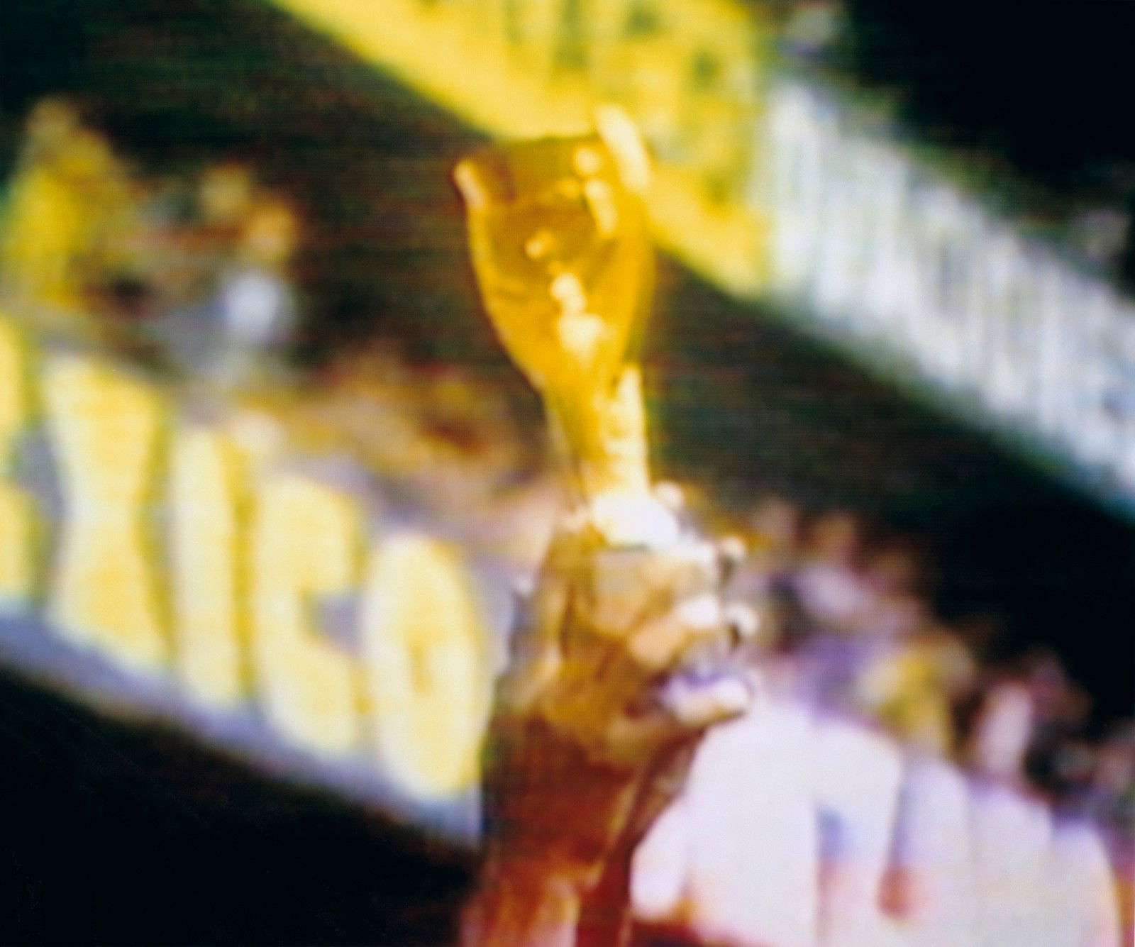 Jules Rimet Trophy Brazil v Italy 4-1 (Final) 21.06.1970, Estadio Azteca, Mexico City, Mexico by Robert Davies - Limited Edition. Edition of: 75. Signed.