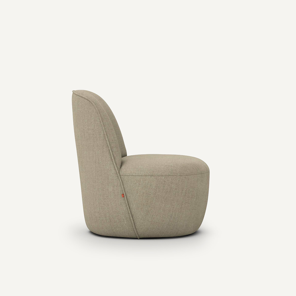 AM.PM<br>Poltrona giratória em linho chambray, Rosebury