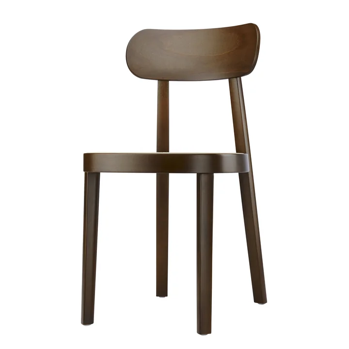 Thonet - 118 M Stuhl, Buche nussbaumfarbend gebeizt