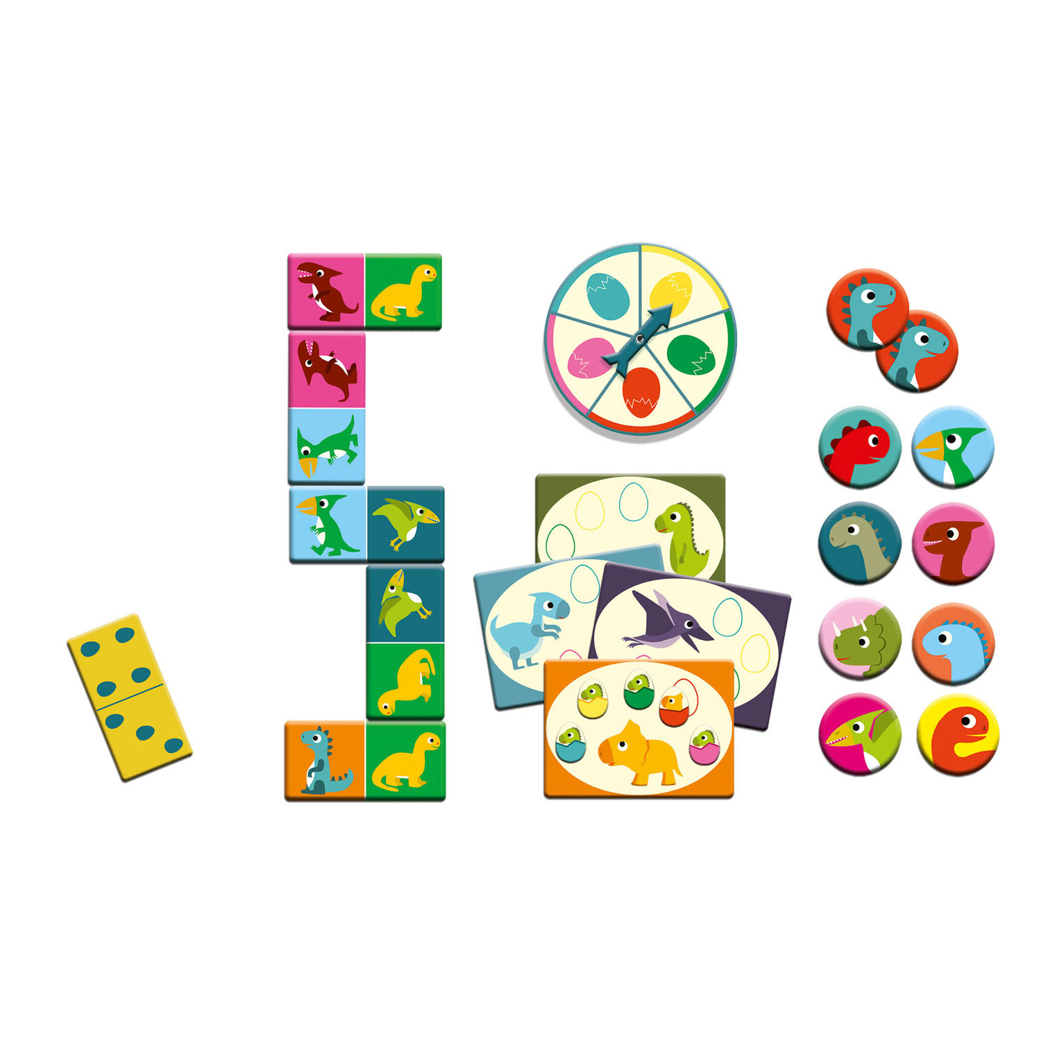 Djeco Bingo Memo Domino - Dinosaurus