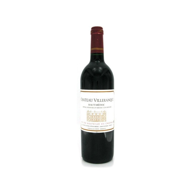 Château VILLERANQUE 2000 - Haut-Médoc - par Carton de 12 bouteilles 75 cl