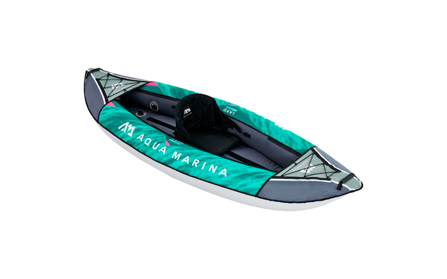 Aqua Marina Laxo Freizeit Kajak Set 7 teilig grün/grau