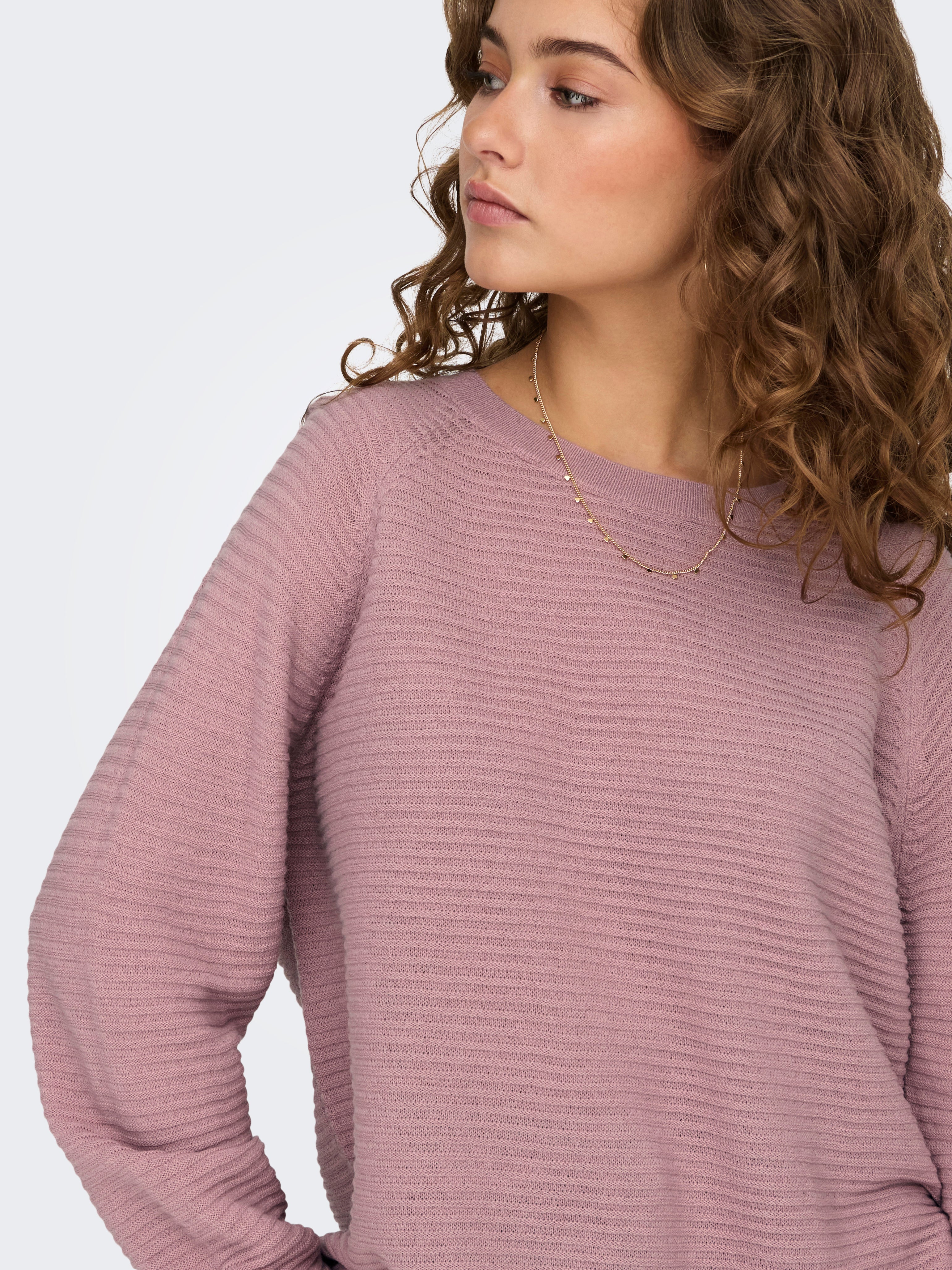 JDYNEW Strickpullover Woodrose