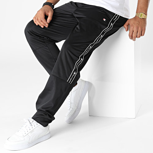 Pantalon Jogging A Bandes 217839 Noir