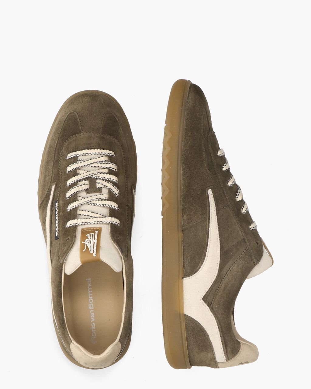 Floris Van Bommel De Zaler 01.14 Groen Herensneakers