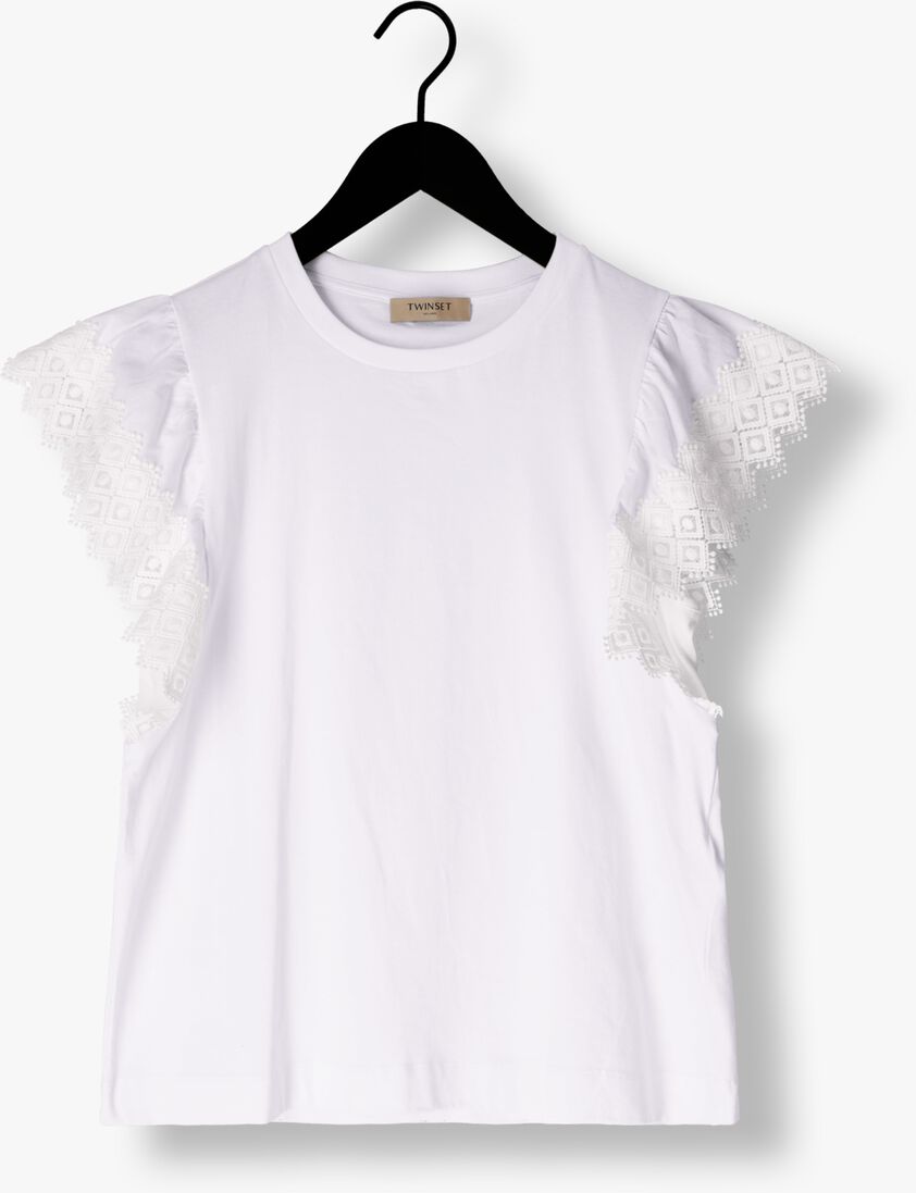 TWINSET MILANO witte twinset milano t-shirt knitted blouse