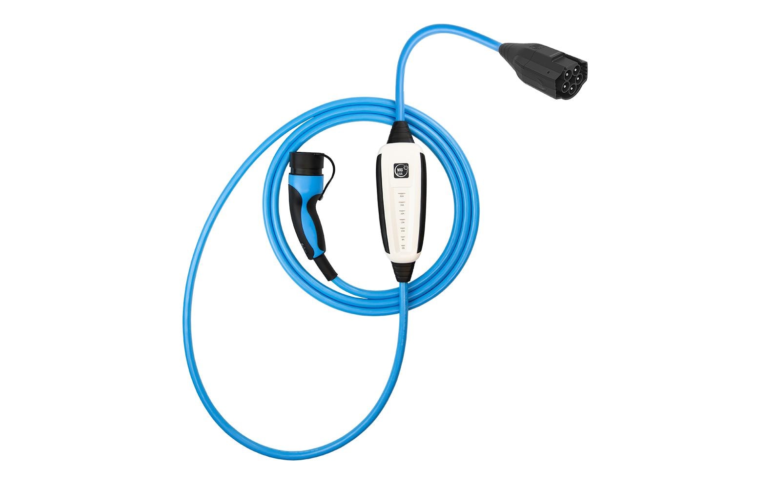 Mobile Ladestation 32A Pure, 7.5 m, WLAN, BLE<br>Mobile Ladeeinheit für Elektrofahrzeuge mit WLAN und Bluetooth