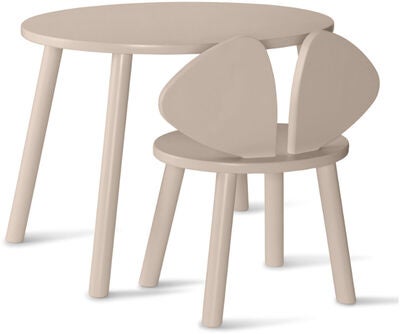 Nofred Mus Skrivebord og Stol, Beige