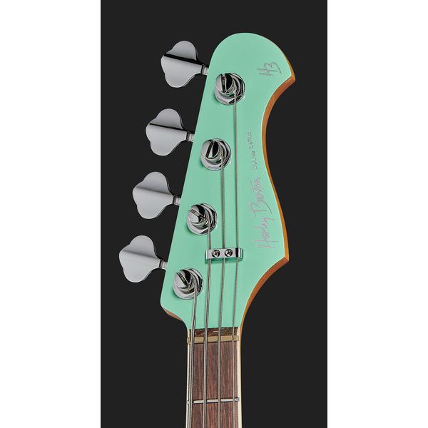 Harley Benton MV-4MSB Seafoam Green w/Case