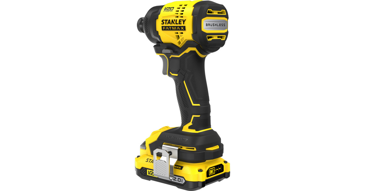 StanleyFATMAX V20 18V Slagschroevendraaier  (Zwart/geel, Accu en oplader inbegrepen, met koffer)