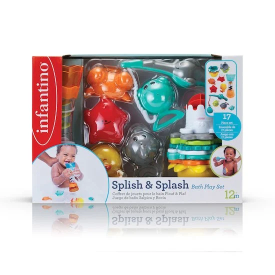 Coffret de bain 17 jouets   de               Infantino
