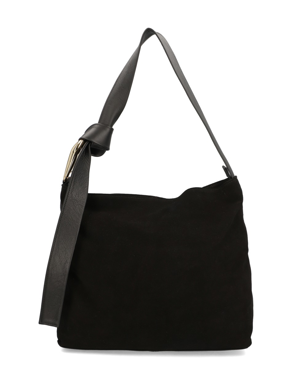 Glattleder Hobo Bag
