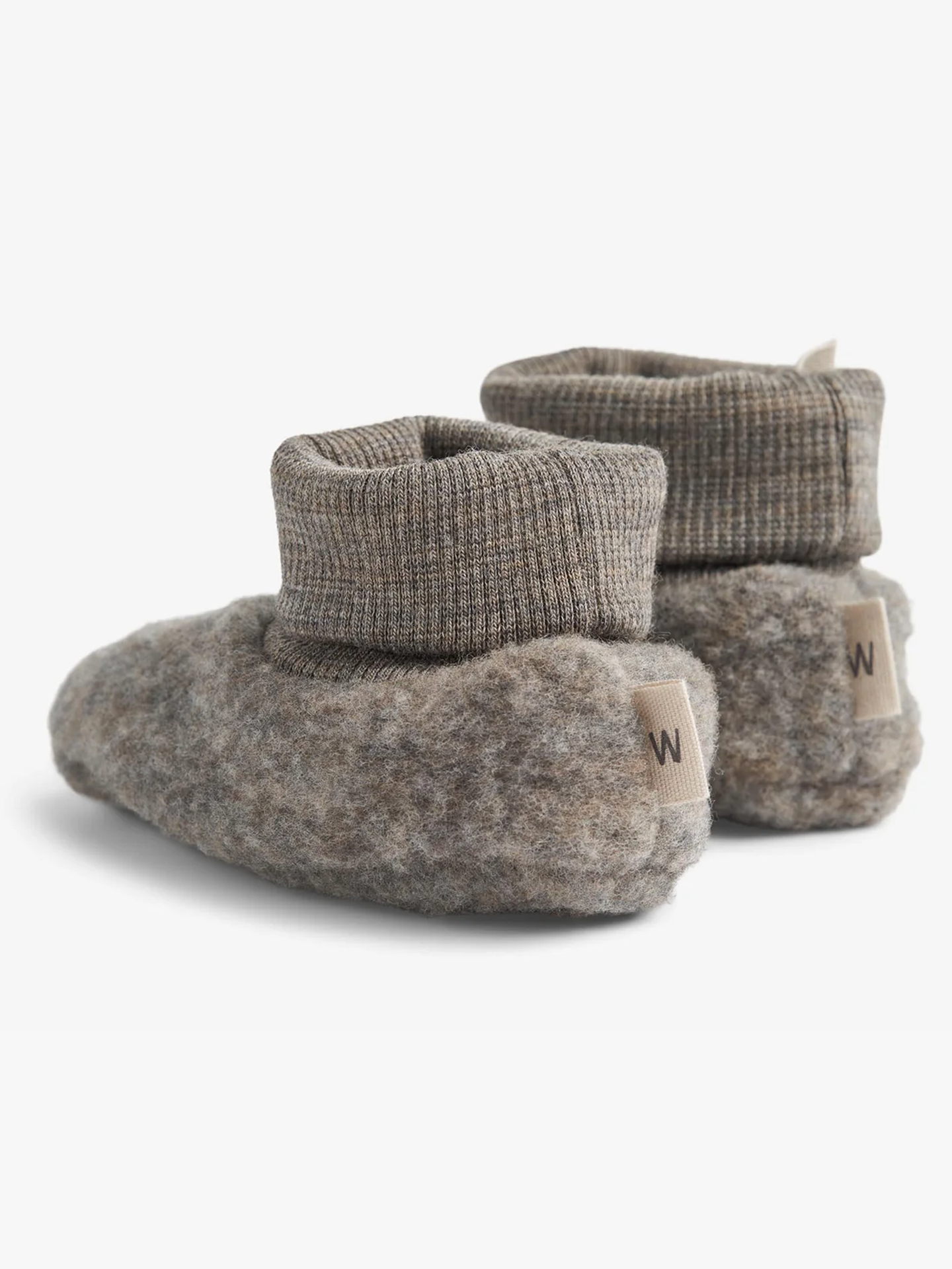 Wool Fleece Booties Lei