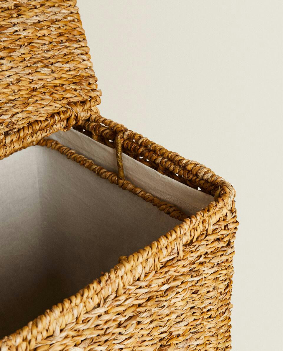 CESTO DE ROUPA TRAMADO
