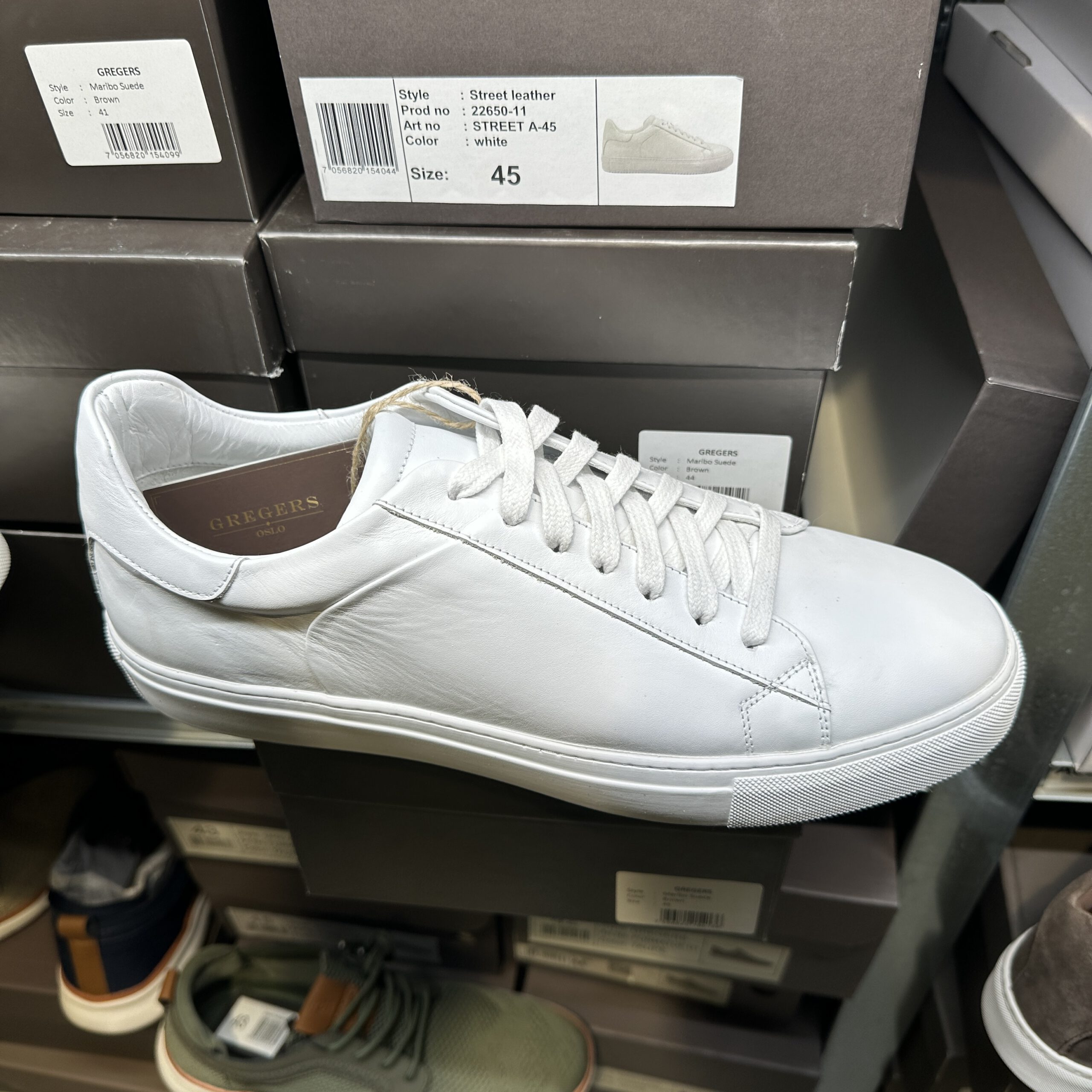 Gregers - Street Leather White