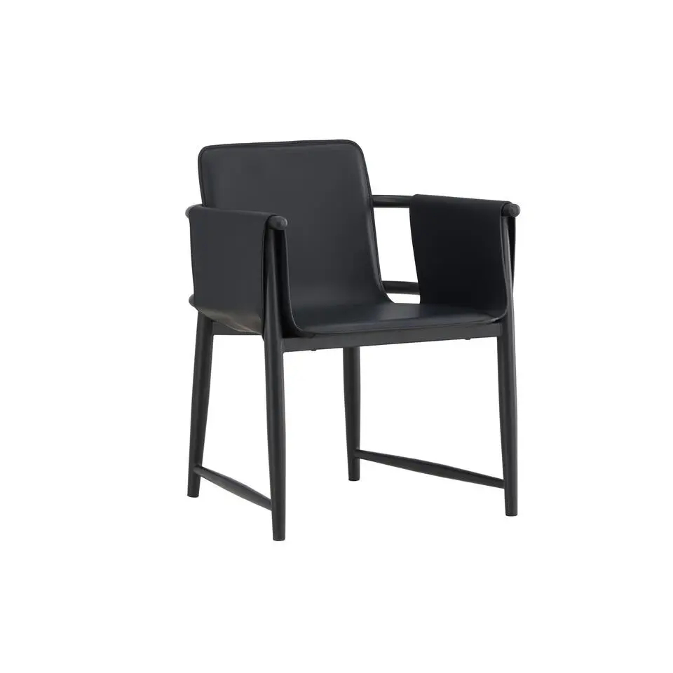 Fauteuil Zwart Metaal - 61x60x78cm - Bjäre