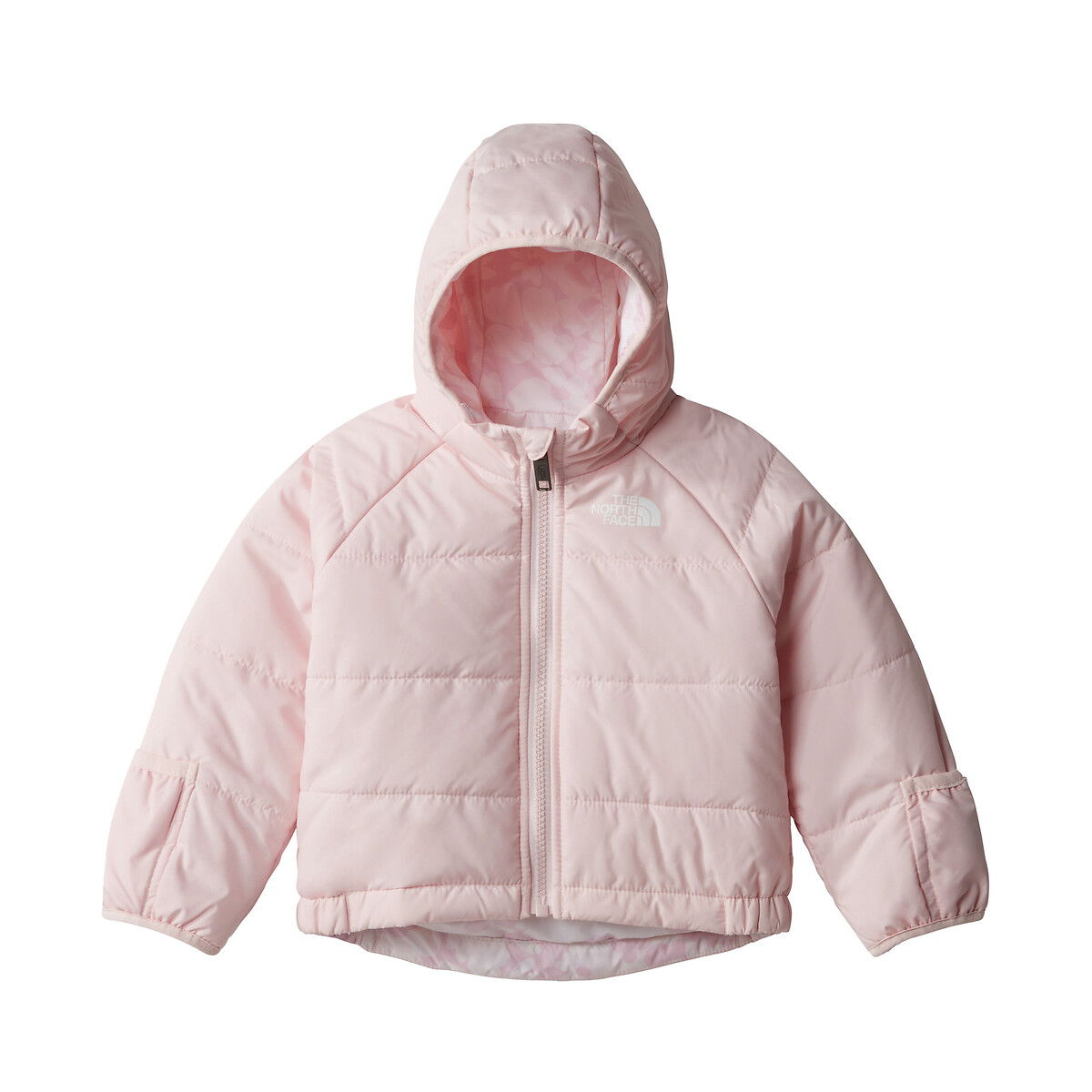 THE NORTH FACE<br>Jaqueta reversível com capuz e enchimento de plumas para bebês