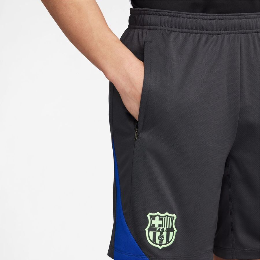 FC Barcelone Short d'Entraînement Dri-FIT Strike 3ème - Gris/Bleu Royal/Vert