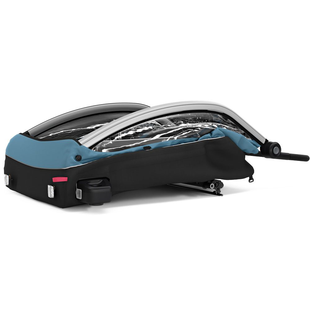 Thule Courier 3 in 1 Fahrradanhänger aegean blue 2023