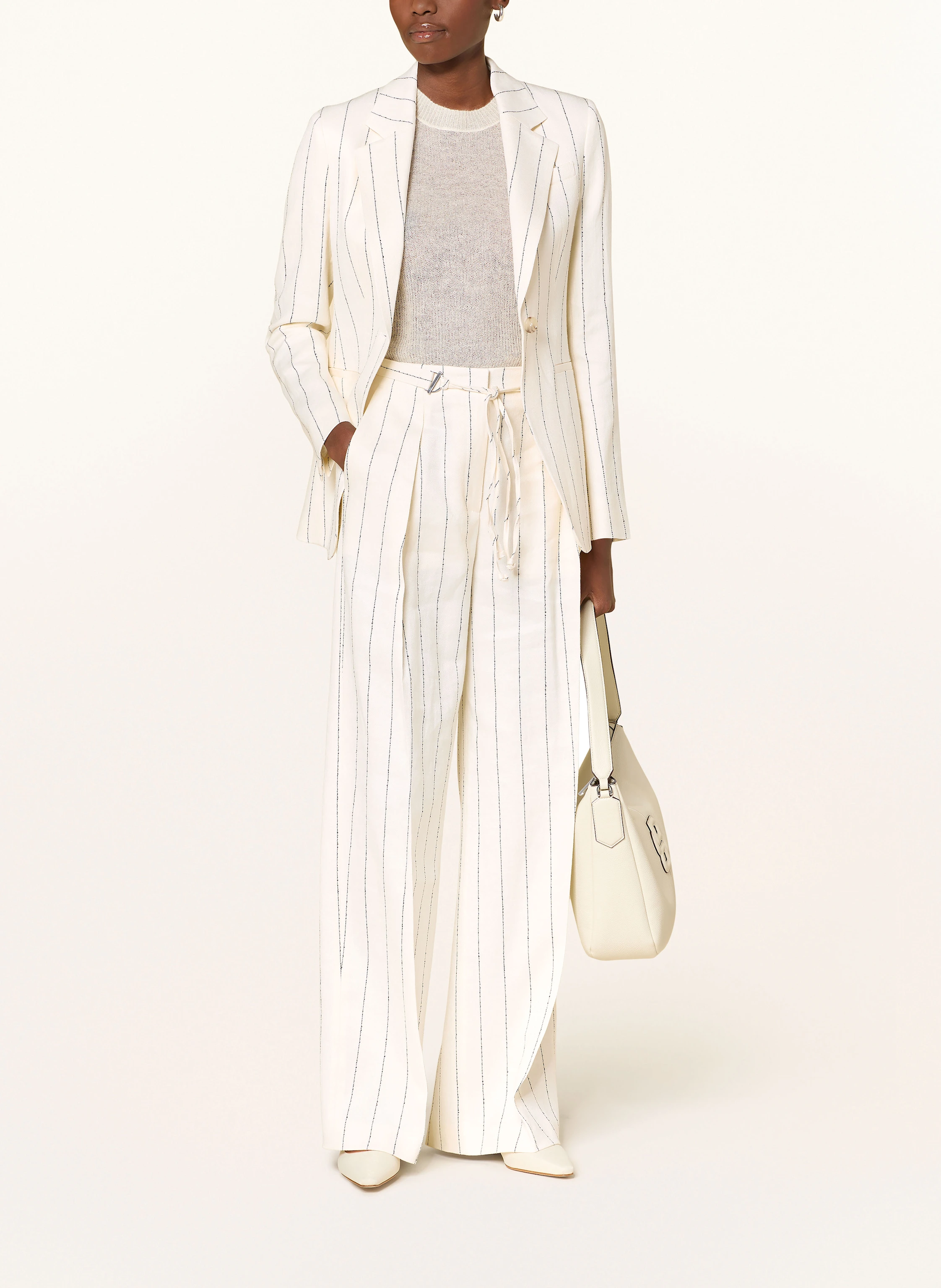 BOSS Marlenehose TIANA mit Leinen