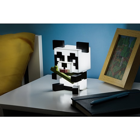 Panda natlampe - hvid og sort