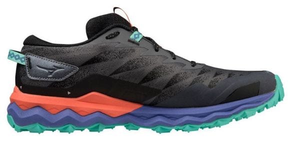 Chaussures de Trail Running Mizuno Wave Daichi 7 Noir Multi-couleurs