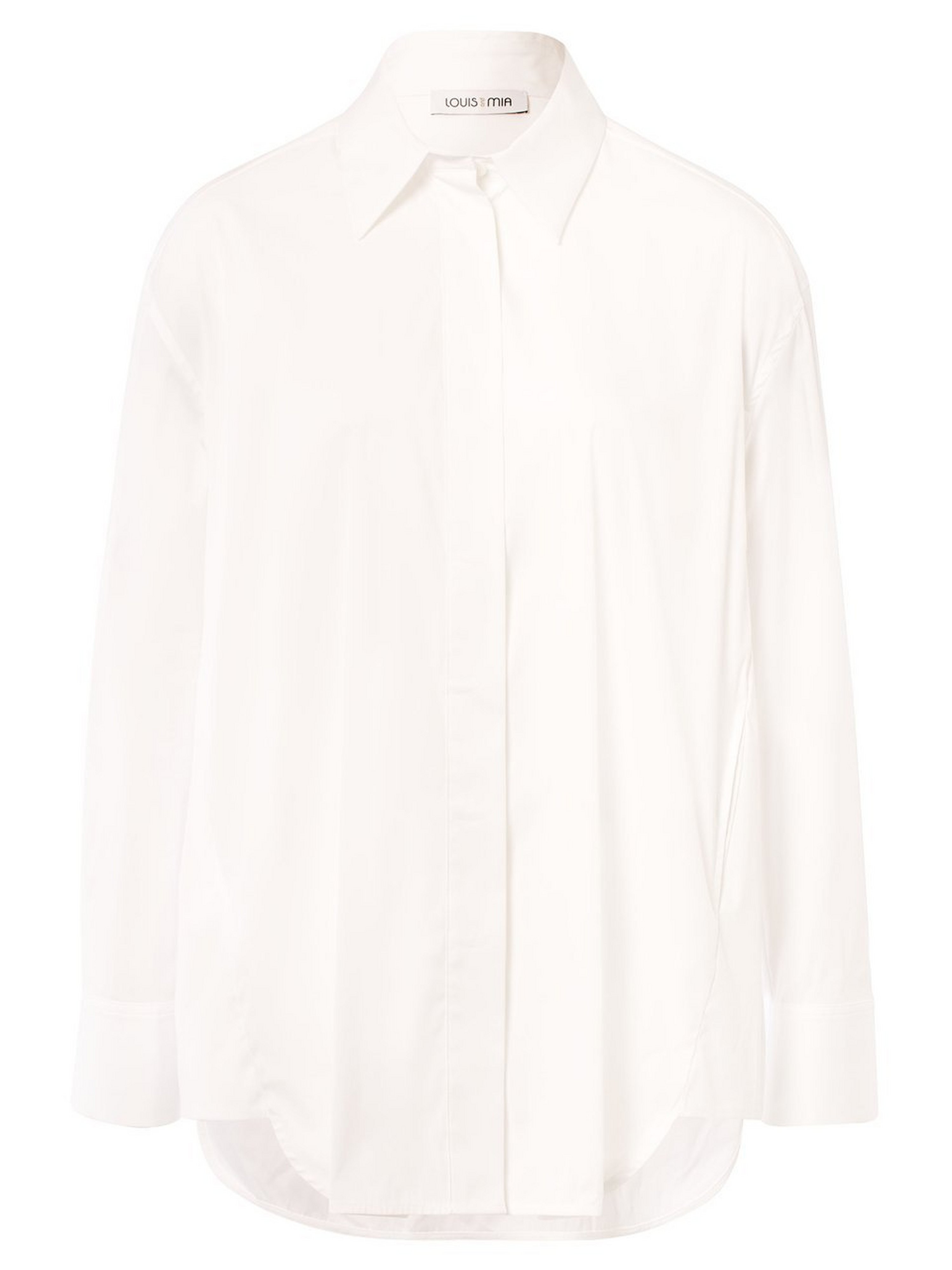 Bluse mit Hemdkragen
