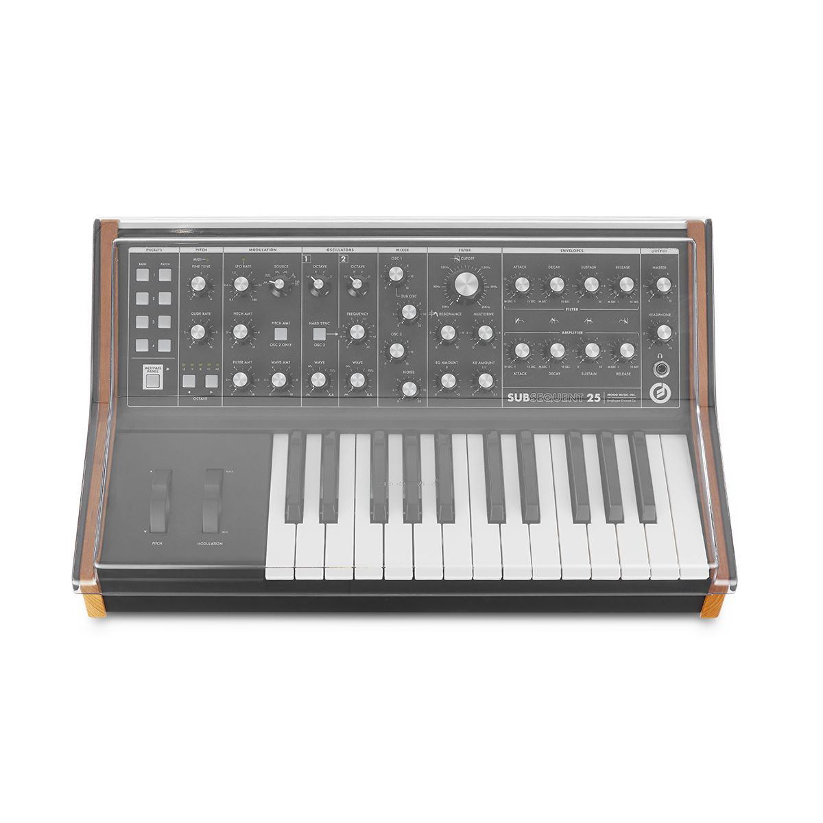 Decksaver Moog Subsequent 25/ Sub Phatty Cover - Housses Synthé