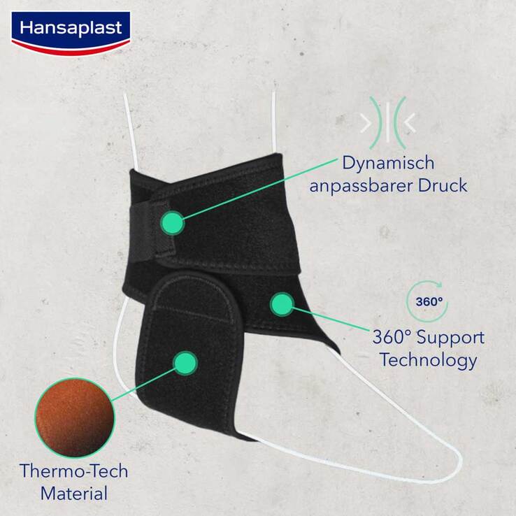 Hansaplast Fußgelenk-Bandage verstellbar, 1 St