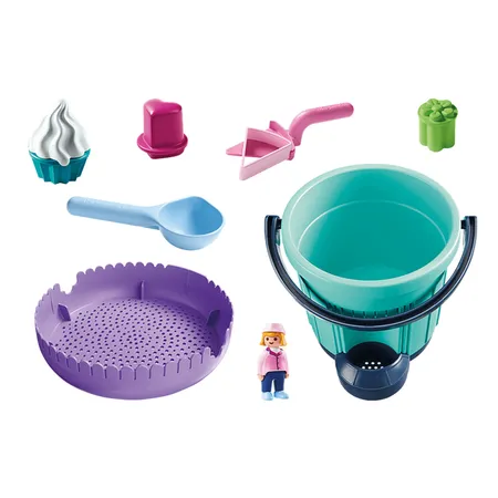PLAYMOBIL® 70339 1.2.3 Sand Kreativset Sandbäckerei