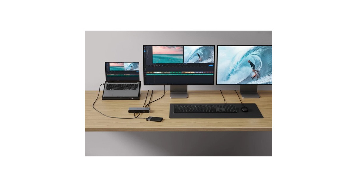 HyperHyperDrive Thunderbolt 4 Docking Station  (Aluminium/zwart)