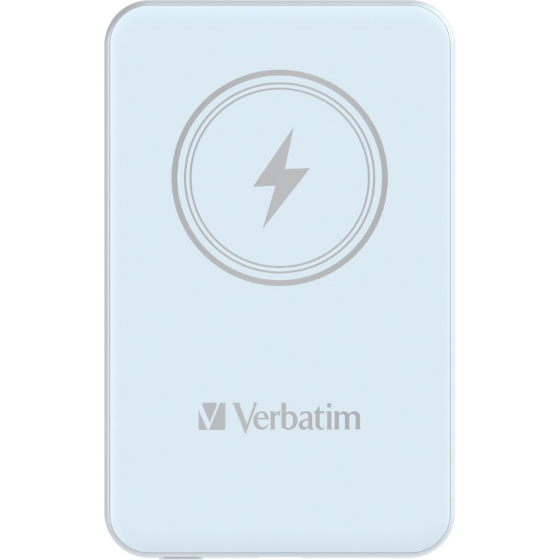 Verbatim Charge 'n' Go Lithium Polymère (LiPo) 5000 mAh Recharge sans fil Bleu