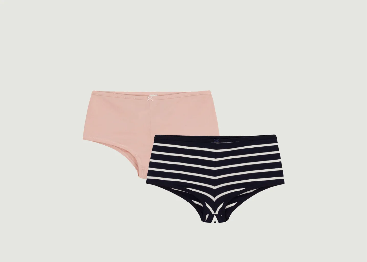 Lot 2 shorty en coton Petit Bateau