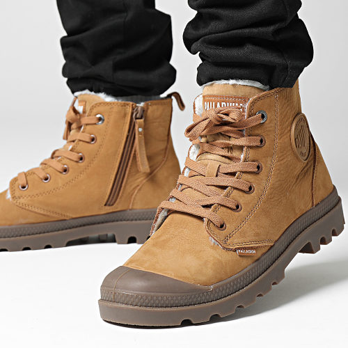 Boots Pampa Hi Zip 05982 Mahogany