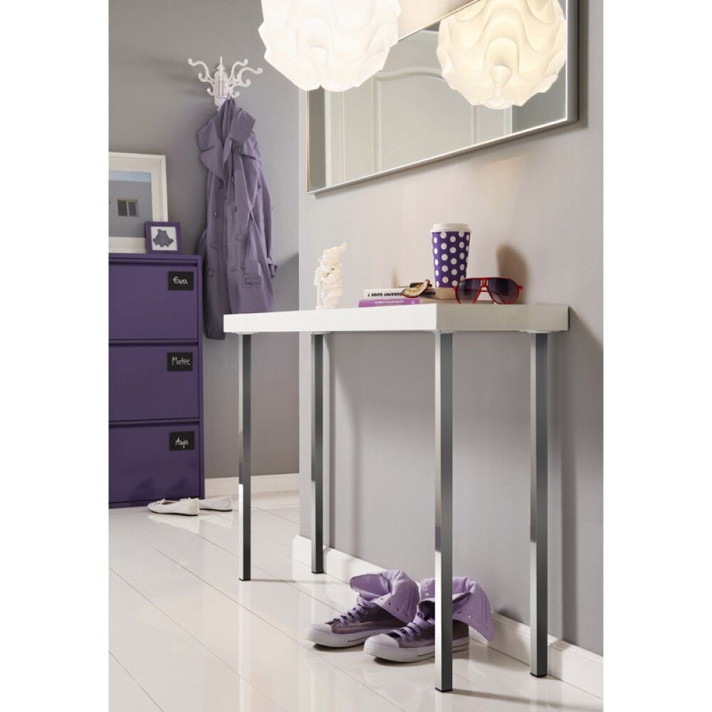 BORDBEN ELEMENT-SYSTEM 25X25X500 MM GRÅ