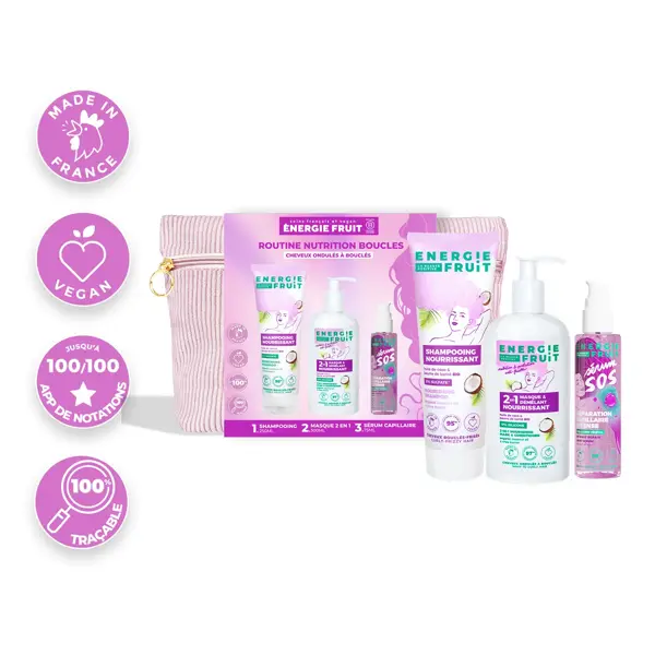 Kit Energie Fruit Coconut para Cabelos - Rotina de Nutrição para Cachos