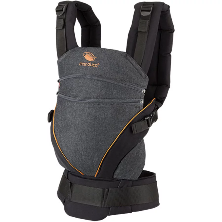 manduca Babytrage XT Cotton Denimblack-Toffee