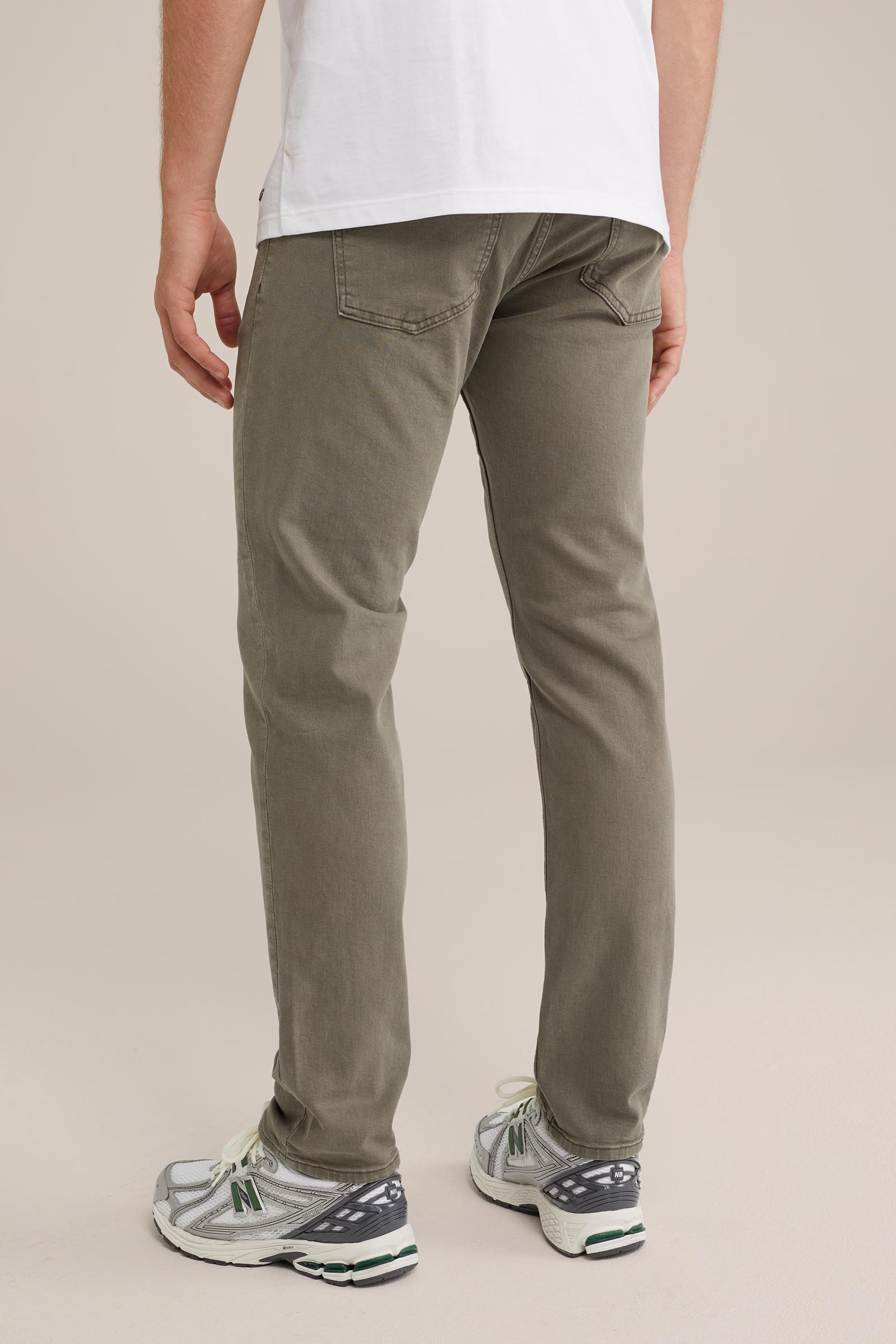 slim fit jeans met medium stretch Blue Ridge Groen