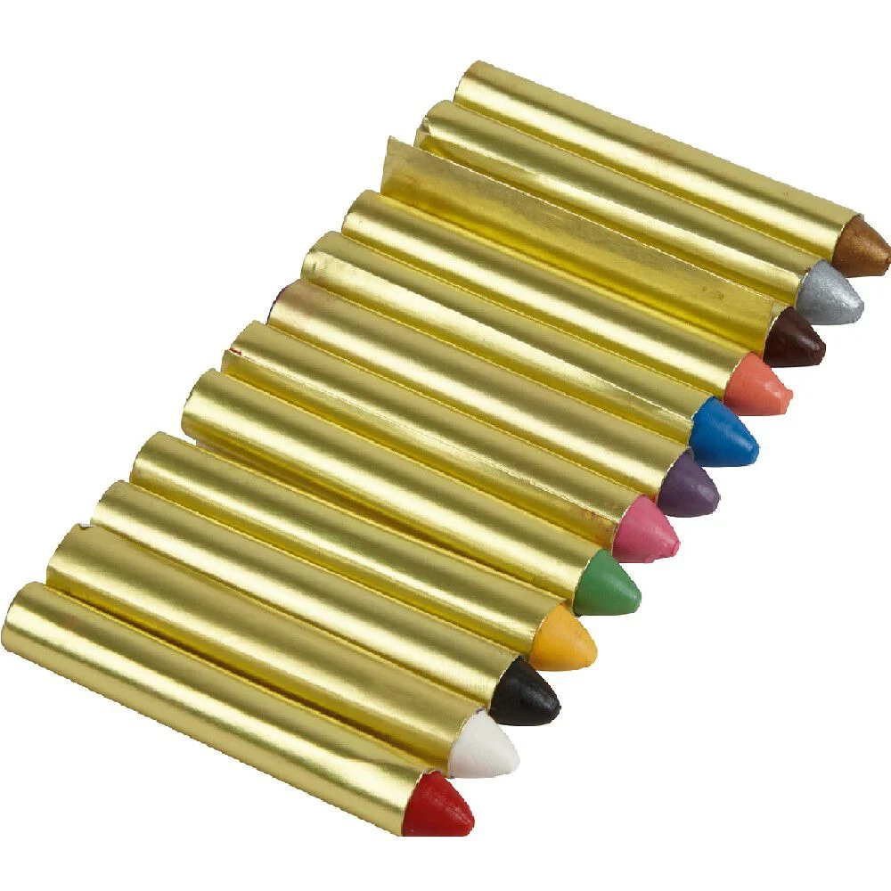 Crayon maquillage de supporter x12