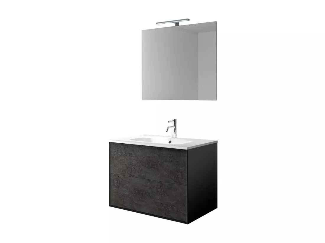 Ensemble de salle de bain 4 pièces IGEA oxyde