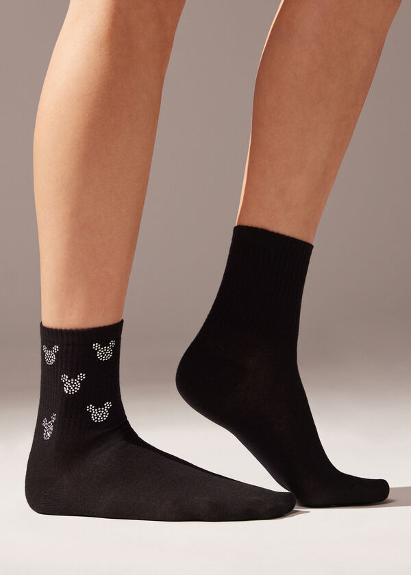 Meias curtas Minnie Stud
