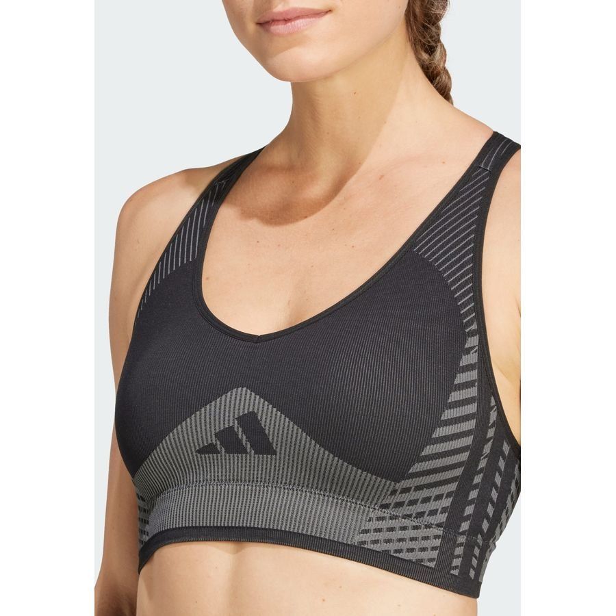 Adidas Brassière AEROKNIT Training Maintien léger