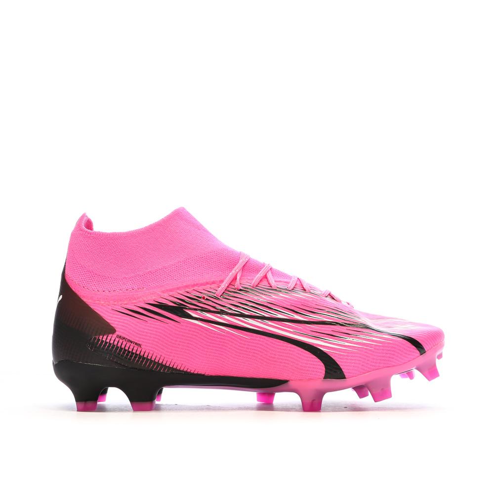 Puma Chaussures de Football Rose/Noire Homme Puma Ultra Pro