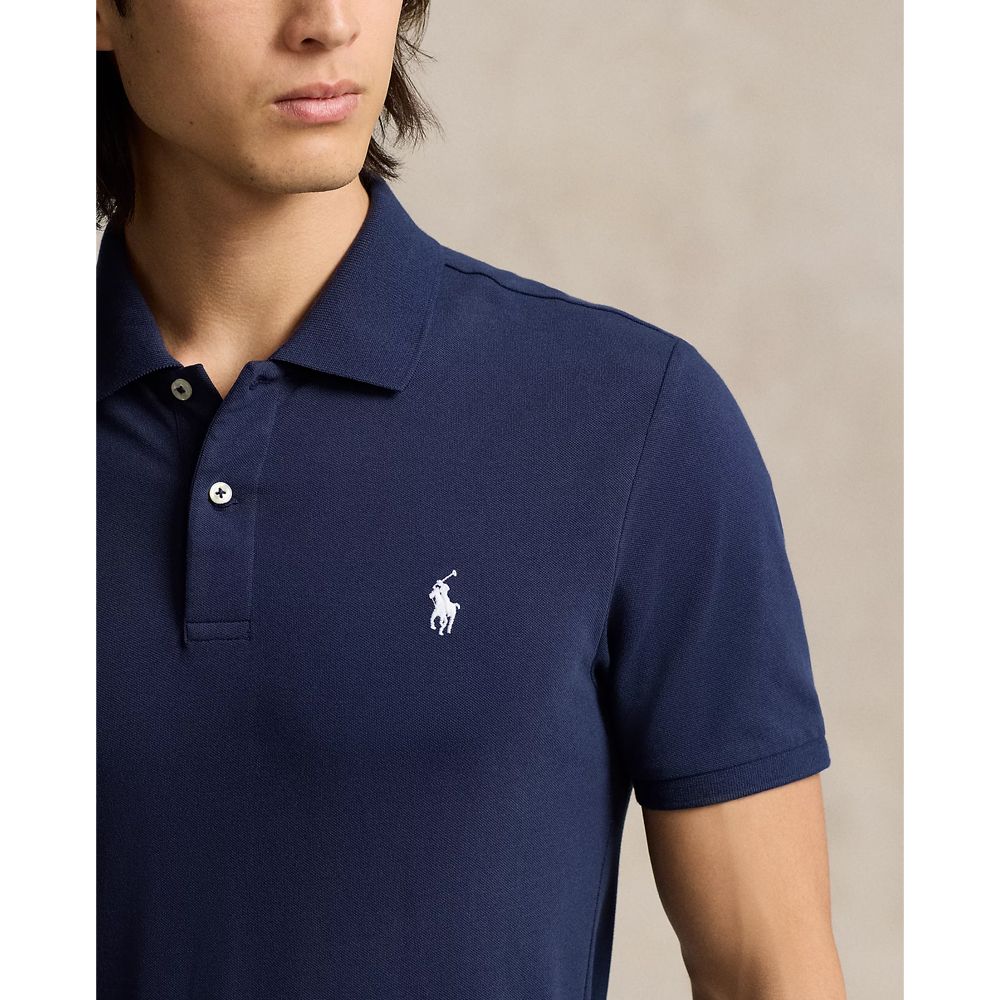 Tailored Fit Pique Navy