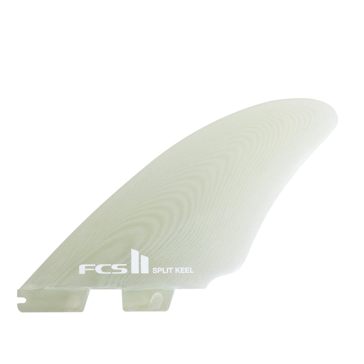 FCS FCS II PG Split Retro Keel Clear - L/XL Quad