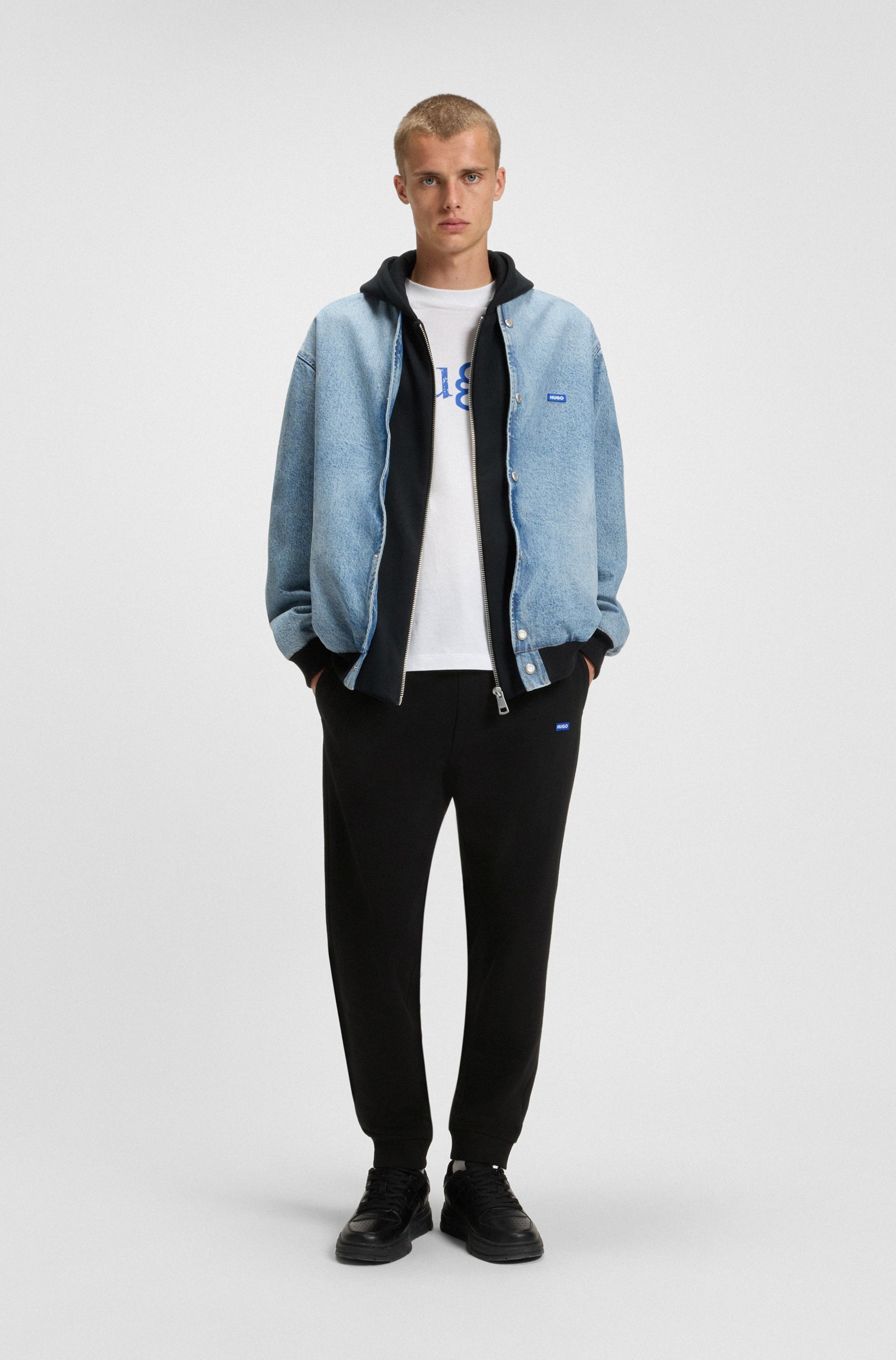 HUGO Blue Jogginghose »Napin«  mit kleinem Logo-Patch