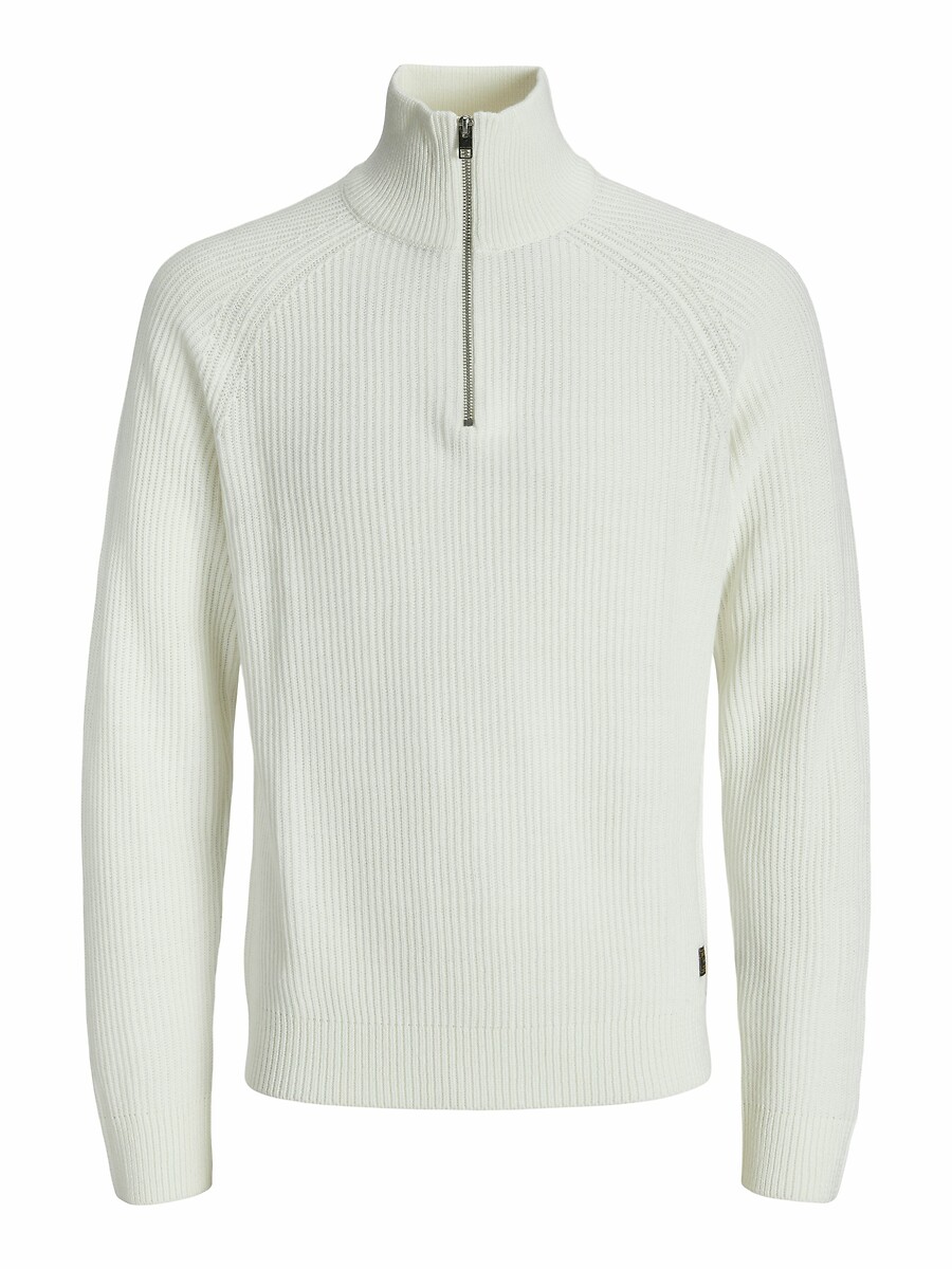 JACK & JONES<br>Suéter com gola marinheiro e meio zíper