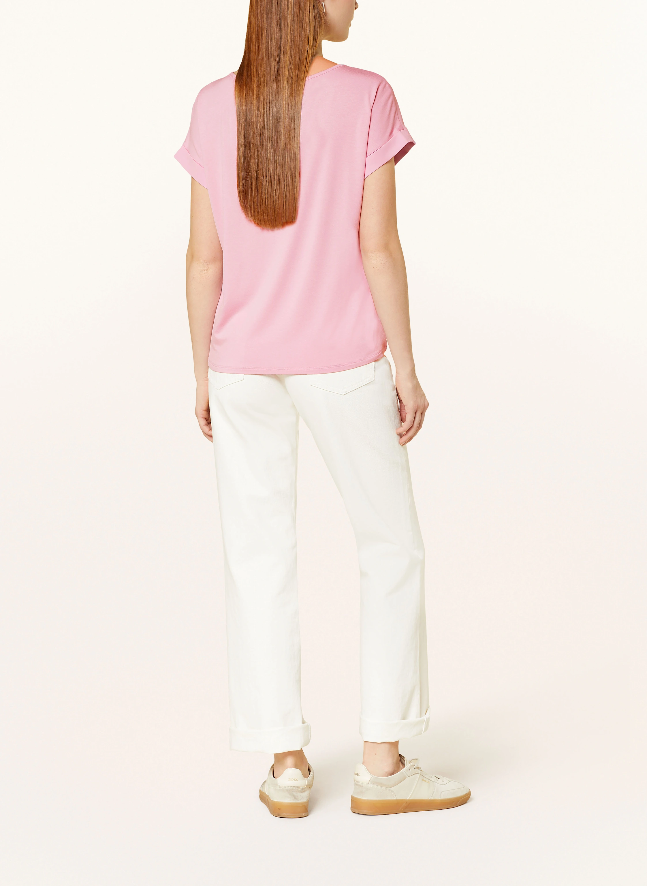 monari Blusenshirt mit Materialmix
