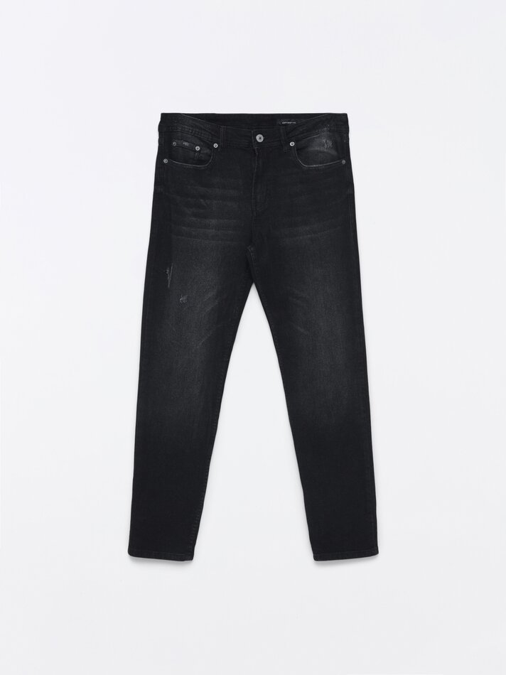 Calça jeans Slim Comfort - Preta