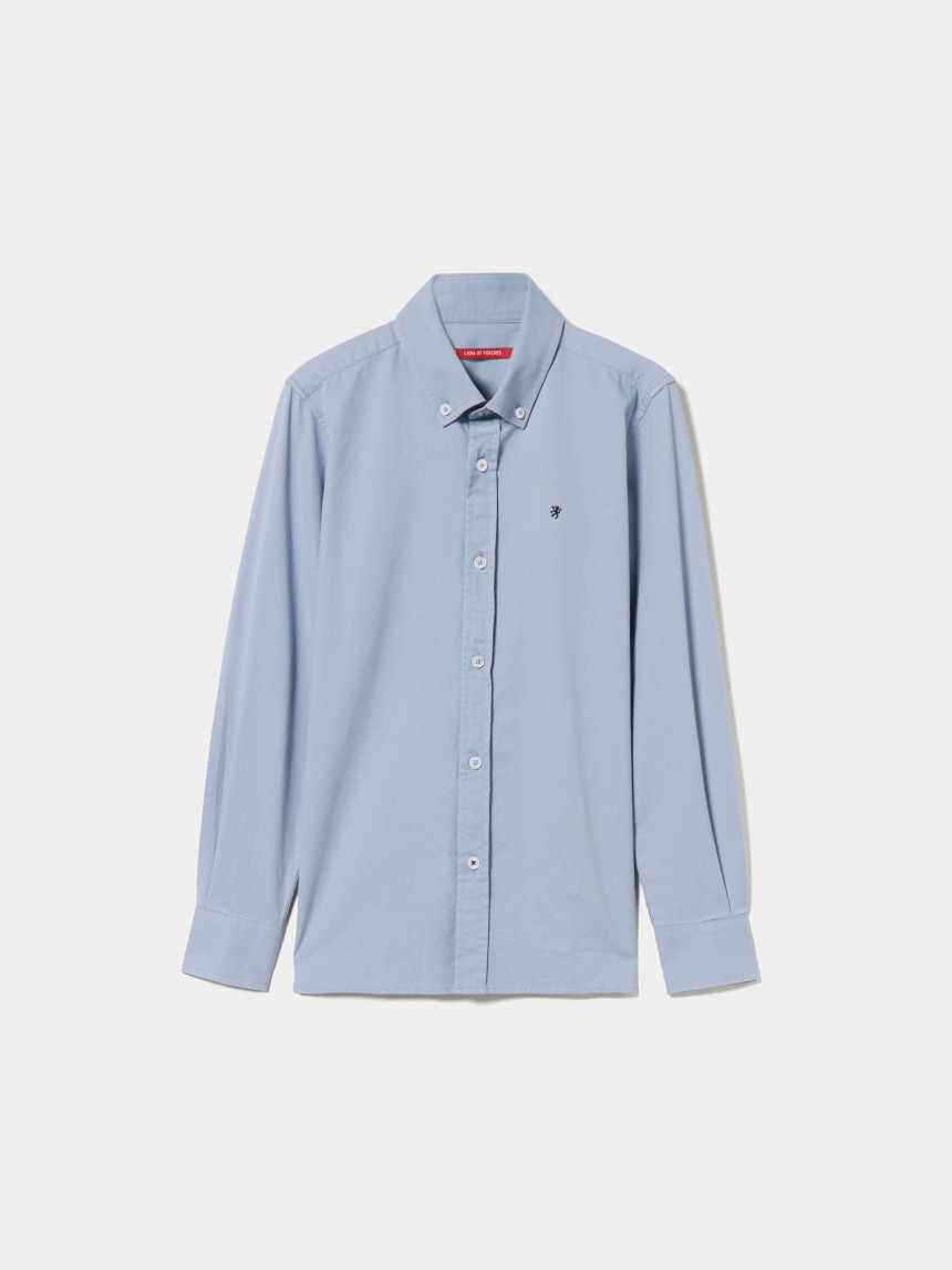 Camisa de algodão manga comprida